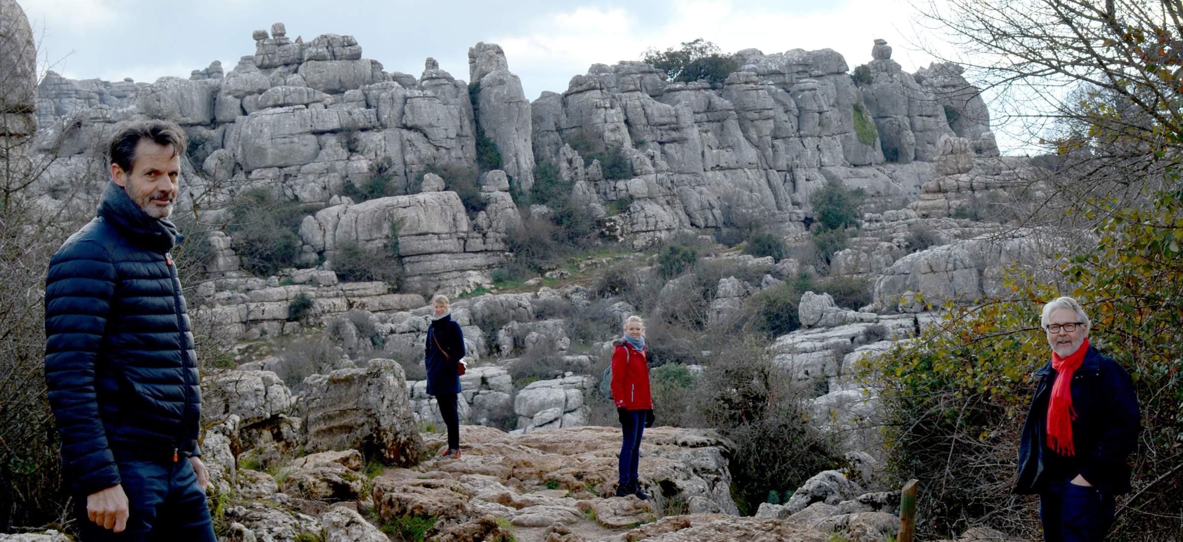 team LANDLAB in El Torcal