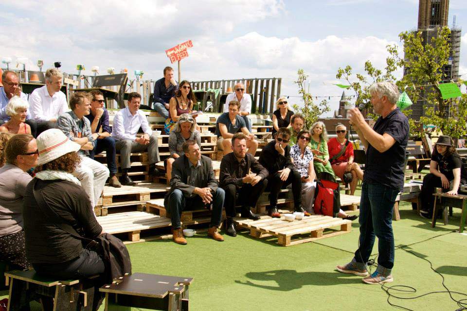 LANDLAB's Ed Joosting Bunk moderator Daklunch Roofgarden Arnhem