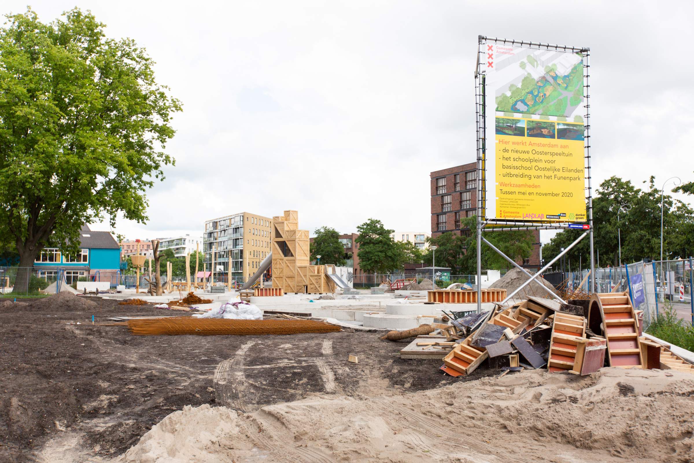 BOE Speeltuin construction