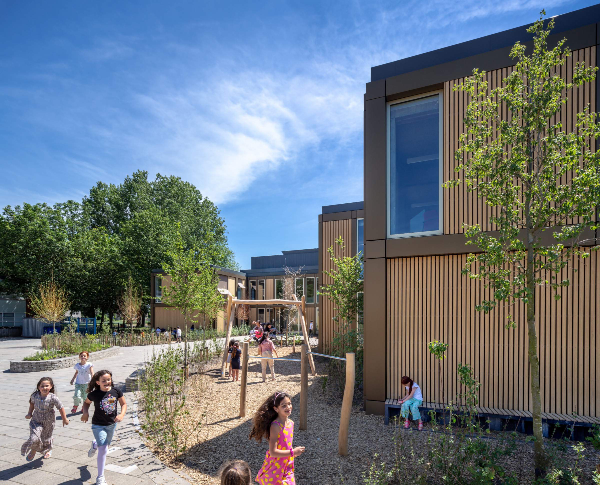 Basisschool de Wereldburger foto van Moke Architecten en Thijs Wolzak