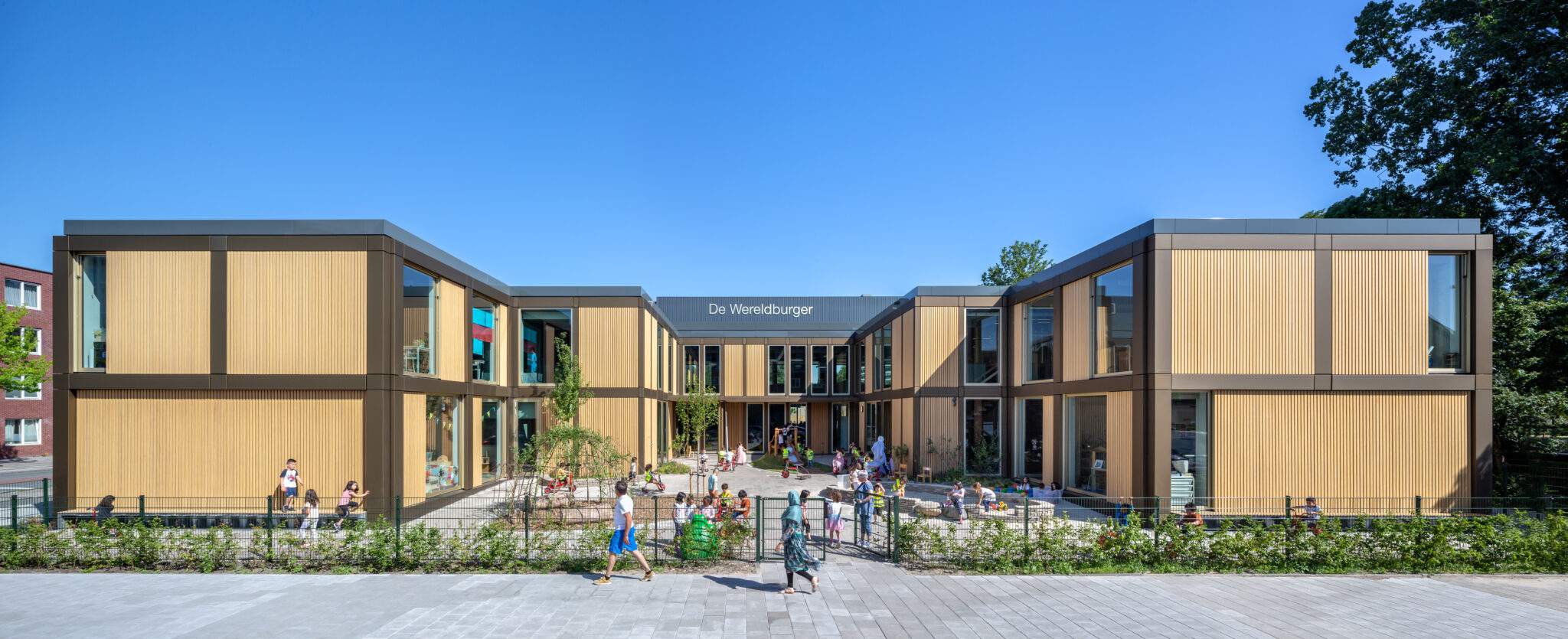 Basisschool de Wereldburger foto van Moke Architecten en Thijs Wolzak