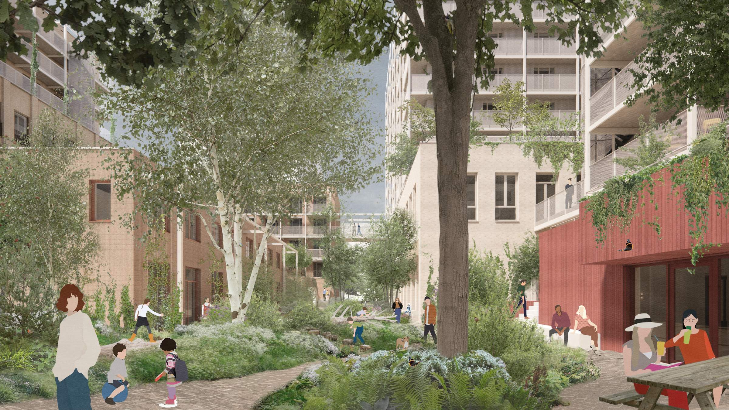  Binnentuin Strijp-S richting park Landlab/ANA