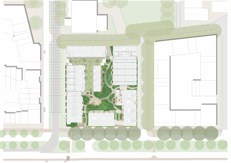 Plankaart maaiveld Strijp-S Landlab
