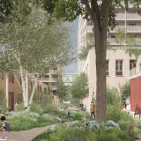  Binnentuin richting park Landlab/ANA